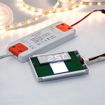 DC12V SL スプリット シングル ボタン シングル カラー タッチ センサー スイッチ ラダール 時間 温度 画面 ブラケット スマート ミラー 12W 24W 電圧