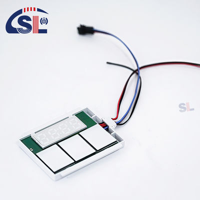 パーソナライズされたDC12V SL スプリット トリプル ボタン トリプル カラー タッチセンサー スイッチ レーダー 時間 温度 ディスプレイ スクリーン ブラケット スマートミラー