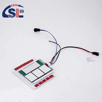 パーソナライズされたDC12V SL スプリット トリプル ボタン トリプル カラー タッチセンサー スイッチ レーダー 時間 温度 ディスプレイ スクリーン ブラケット スマートミラー