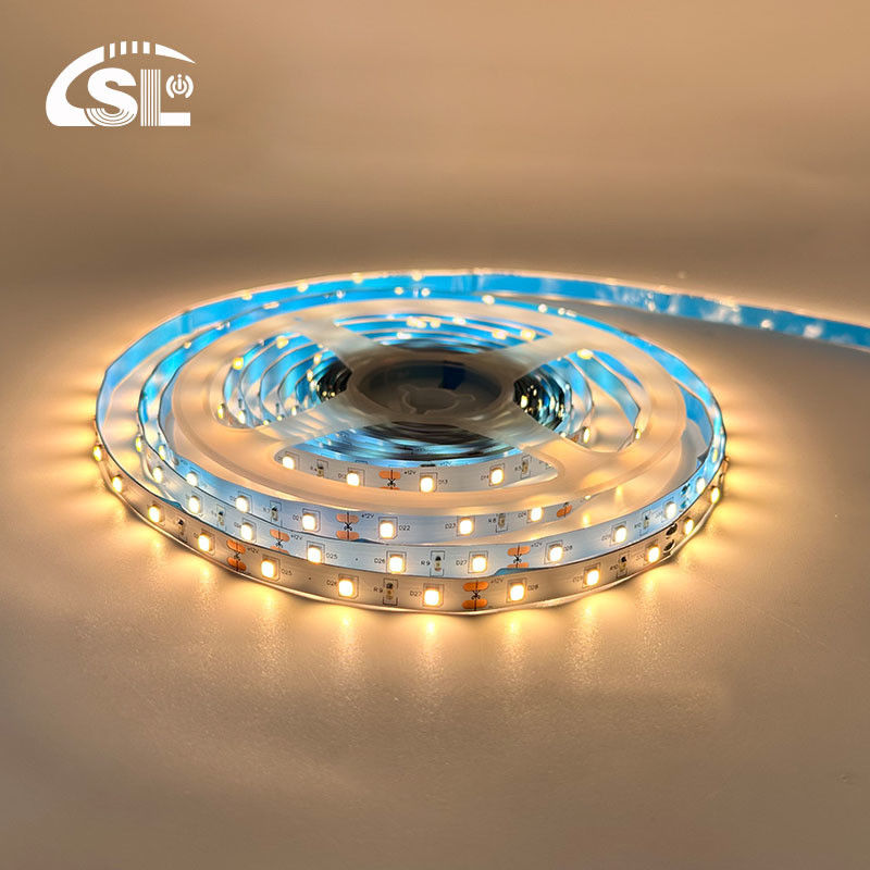 12V 60LEDs/m 2700K-3000K 一色SMD 2835 ホットホワイト LEDバックライト ストライプライト