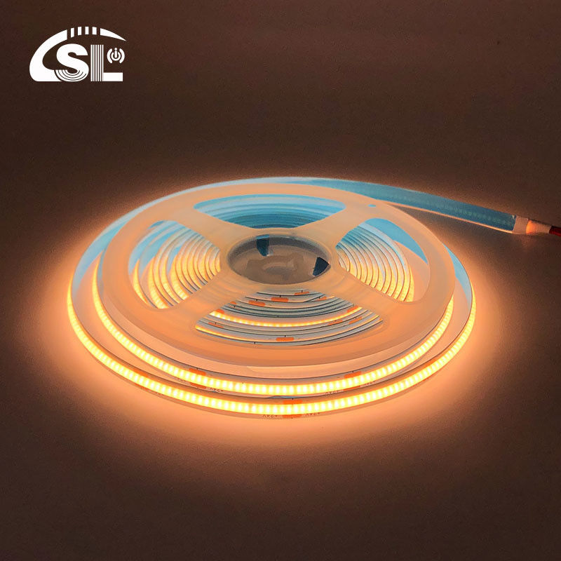 防水COB LEDストライプライト IP20/IP65 8mm 12V24V 320Leds 2700K 1センチメートルカット 3-