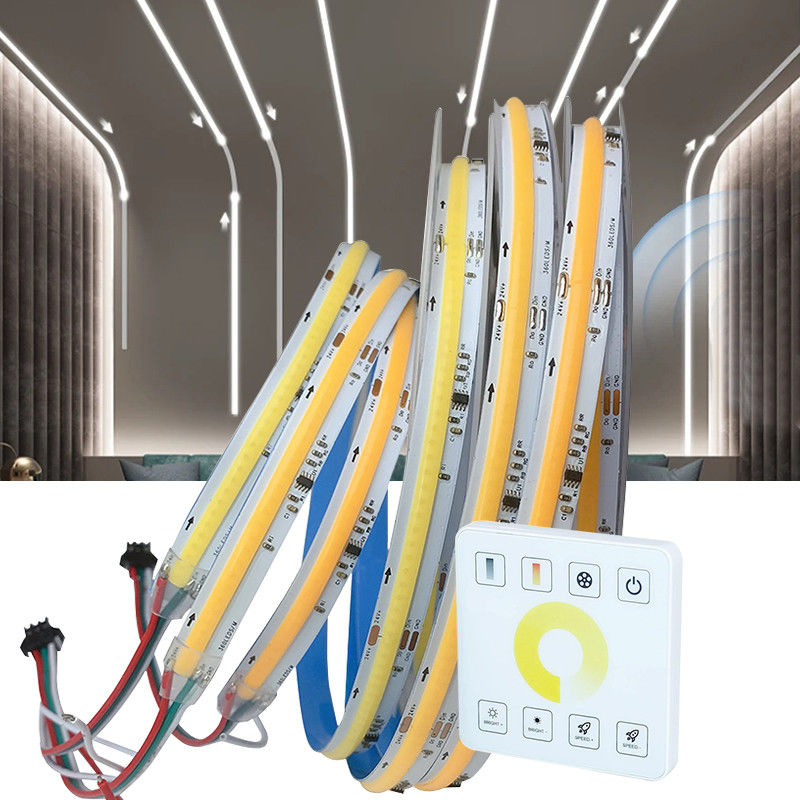 50000時間 作業時間 12V24V 8mm 360LED 4000K 天然COB SMD2835 LEDストライプライト