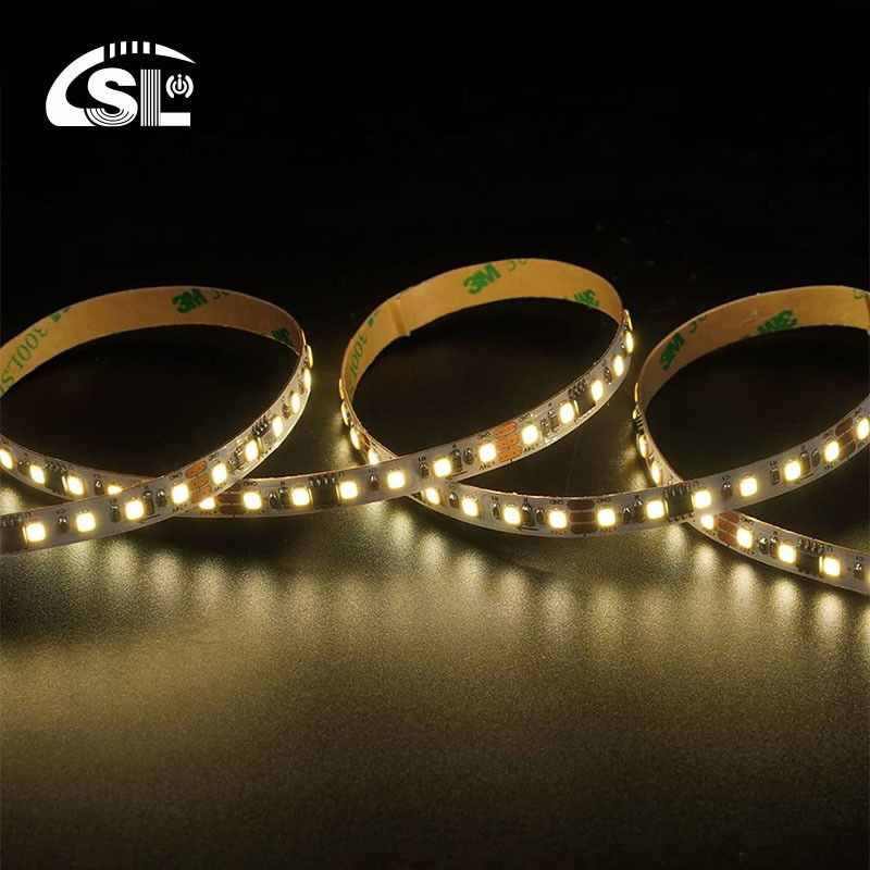 115lm/w スマートフローチェイス 12V24V 8mm 120leds 3000K ホットホワイト電板 SMD2835 LEDストライプライト