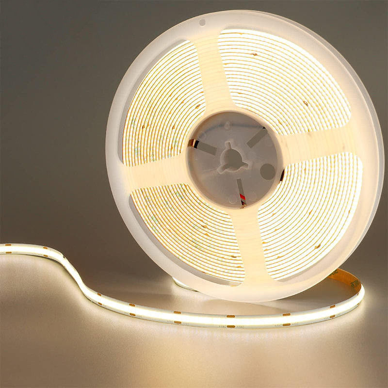 ホテル DC12V24V 8mm10mm 480Leds 3000K4000K6500K 高明るさ 柔軟なCOB LEDストライプライト キッチン リビングルーム