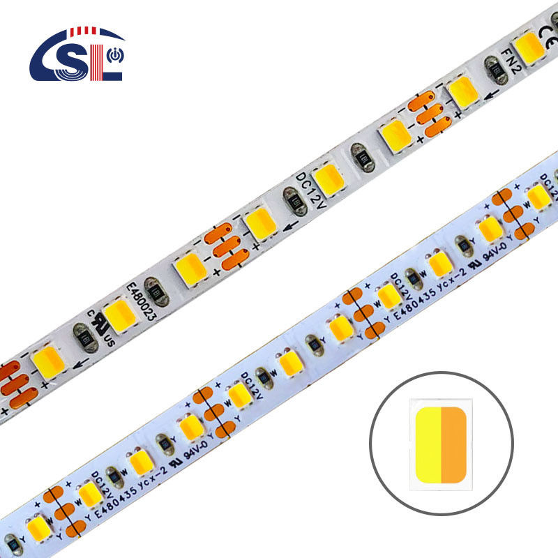 SMD2835 120LED 5mm 8mm CCT LED ストライプ キャビネット装飾 線形光 -20 60C