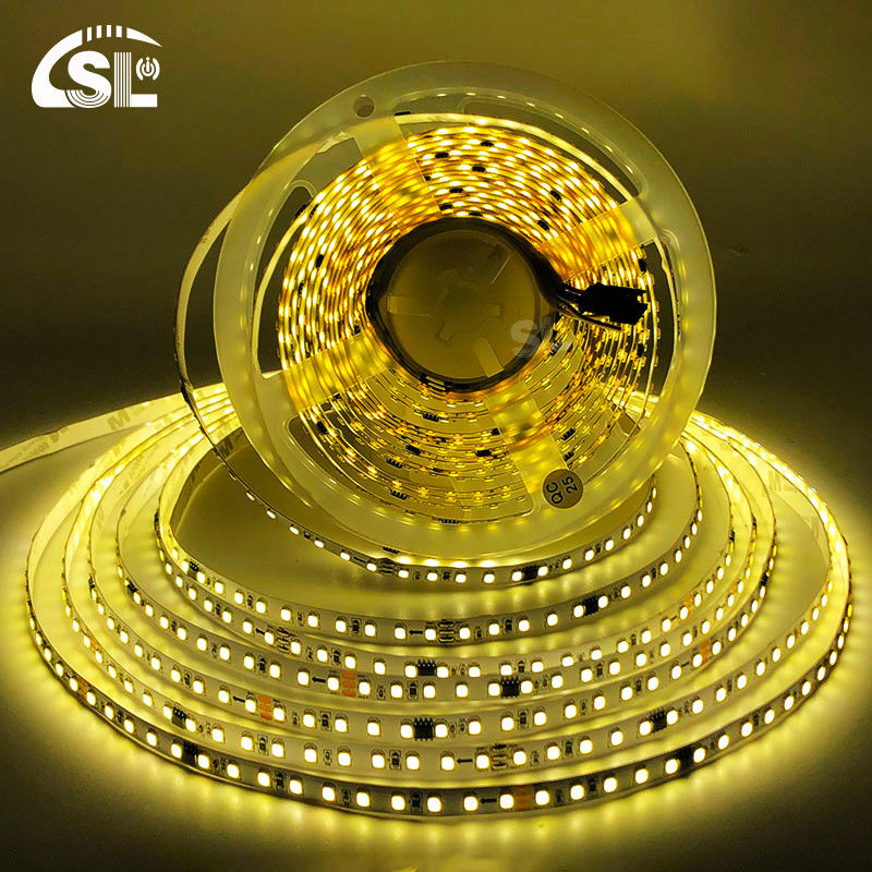 DC12V 24V SMD2835電板PCB 120Ds 8mm Ra 80 4000K LEDライトストリップ