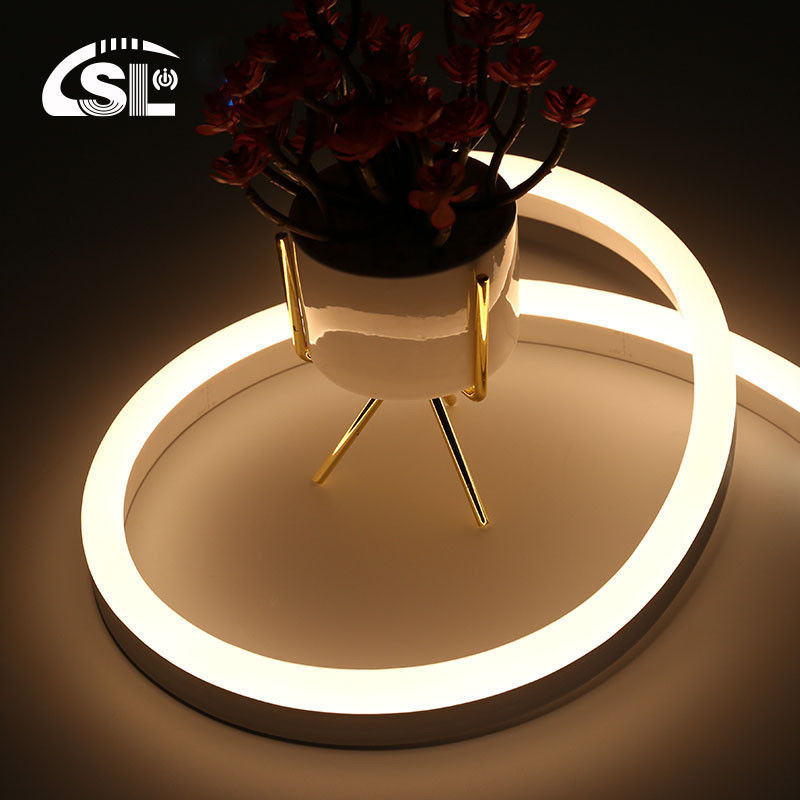 トップ・ブーイング ホット・ホワイト・ネオン・フレックス DC 12V IP65 防水 8x16mm 120LED/M 全パック