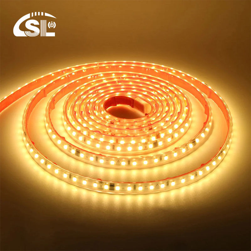 115lm/w 110v220v 8mm 320leds 6500K ホワイト CE RoHs Ra80 柔軟な電板 SMD2835 LEDストライプライト