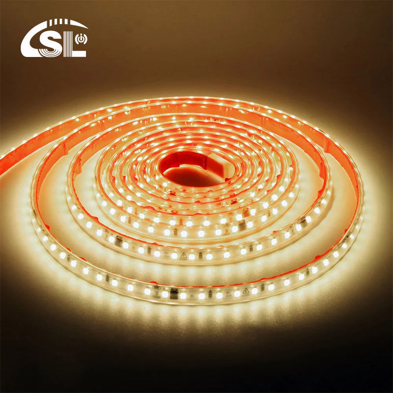 120LED 10W/m 高圧LEDストライプライト AC110V 220V IP65 防水SMD 2835