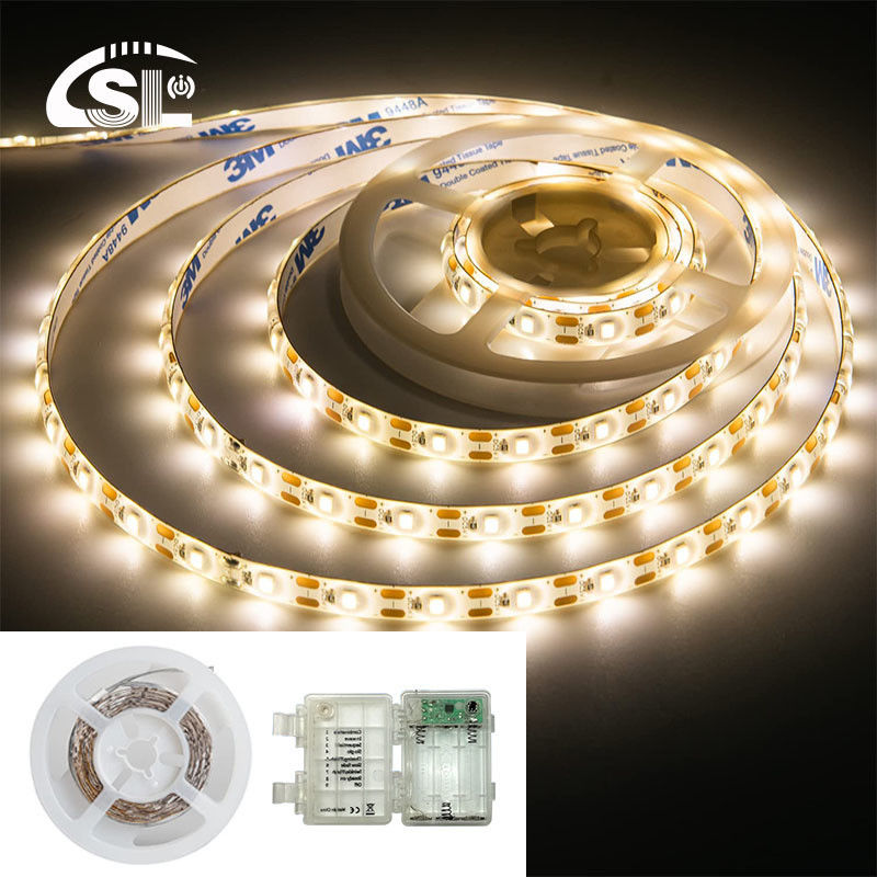ホテル 5v 120LEDs 8mm 3000K ホットホワイトLEDストライプライトと 光流量/m 2640 lm