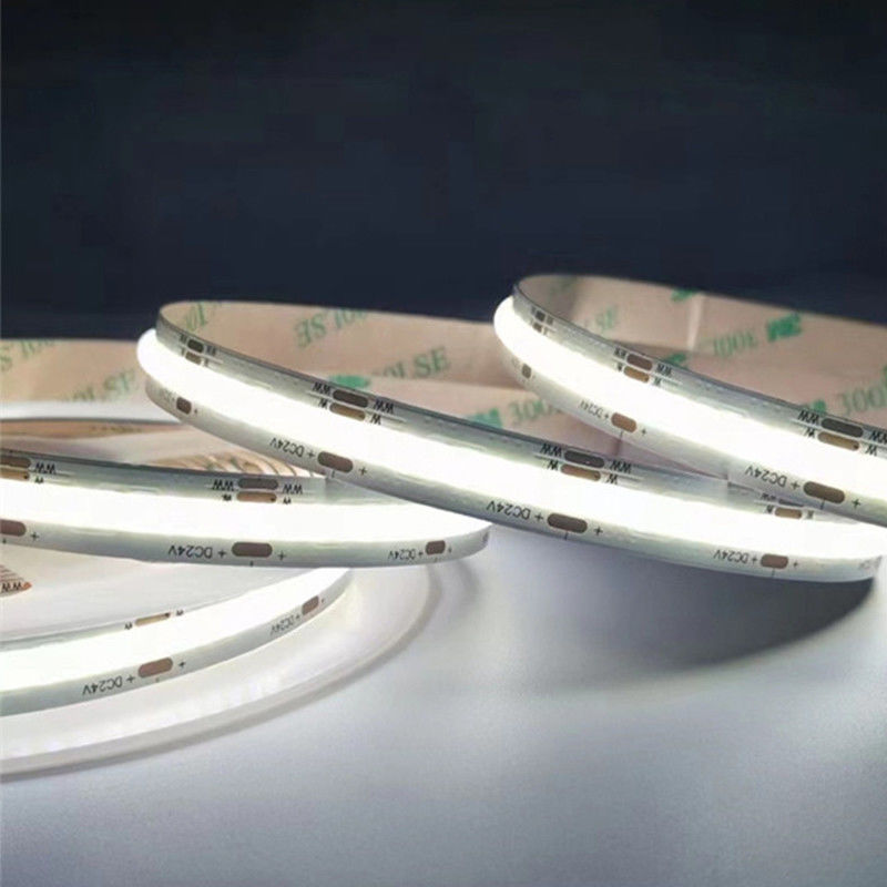 50000 時間 作業 時間 CCT COB テレビ バックライトの LED ストライプライト キャビネット装飾