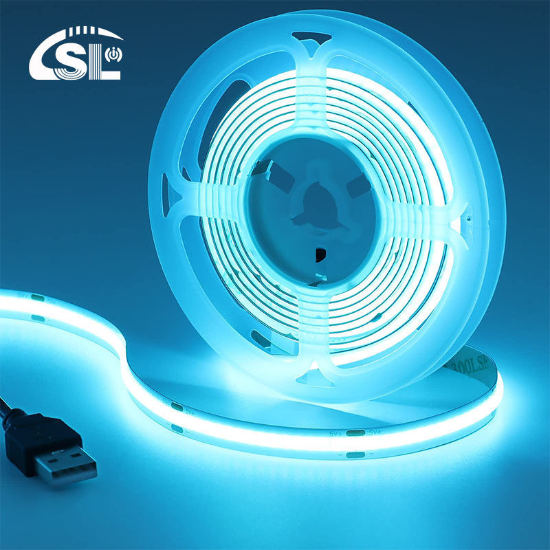 12v24v 8mm 320leds Ice-Blue柔軟性COB LEDストライプライト