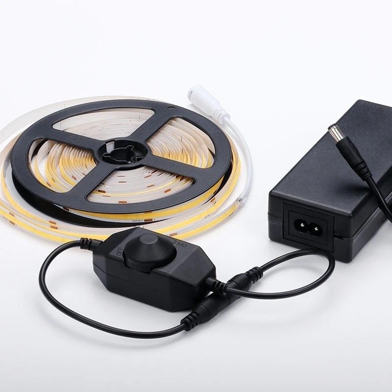 CCT COB LED ストライプライト DC12V24V 8mm10mm 幅608LEDs 3000K 6500K インドア装飾用