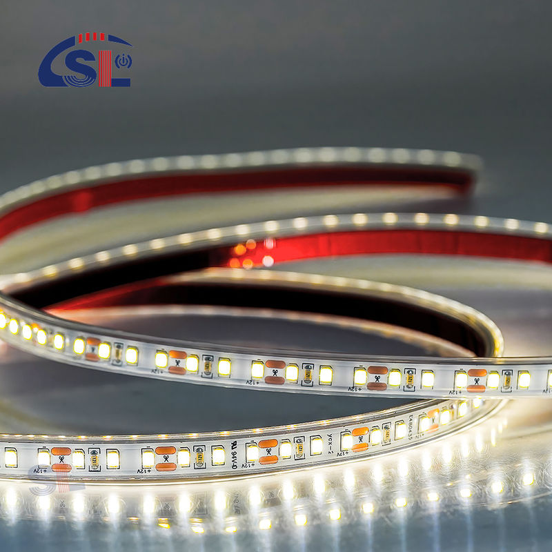 防水 IP67 12V 24V LED ストライプ ホワイト ホット ホワイト 2835 120LEDs/m 屋外庭園装飾用