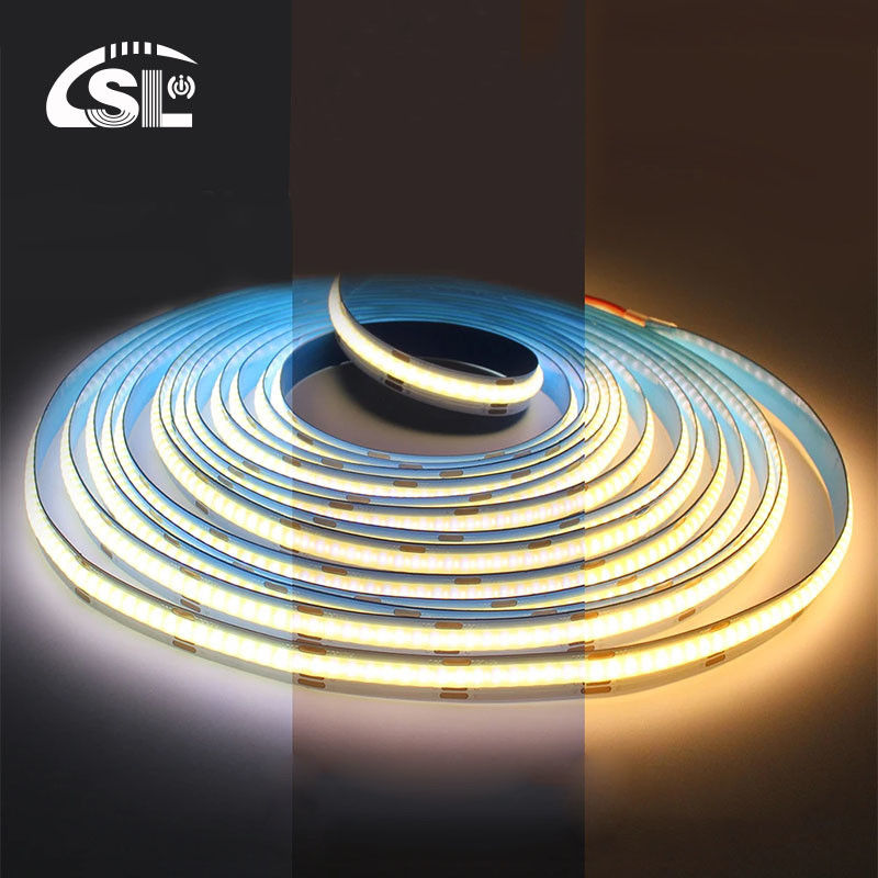 12v24v 8mm 608leds 3000K 4000K 6500K CCT電板 双色 COB LEDストライプライト