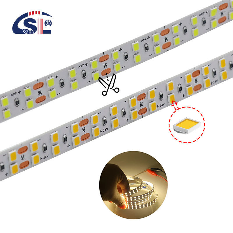 120LED ホテルの浴室用 LED ストライプ 12V 5MM 2835 ミラー ホット ホワイト