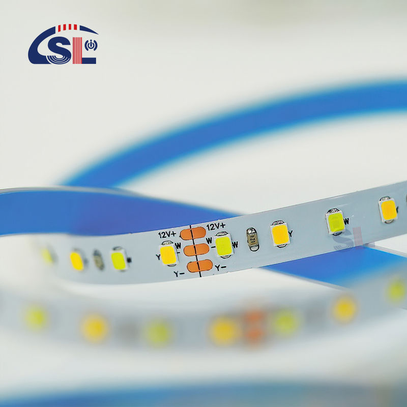 120LEDs CCT LED ストライプライト 2700k-6500k 5/10M/ロール 12/24V DC 入力電圧 DC 24V