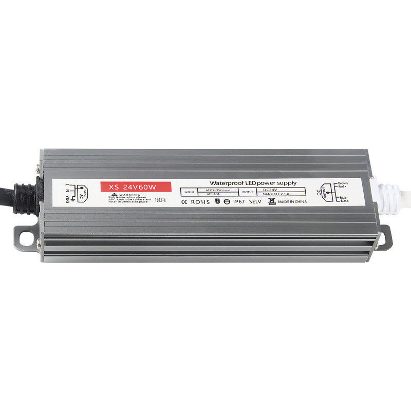シングルアウトプット 防水LEDドライバー 60-400W AC180-264V DC 12V 24V スイッチ電源