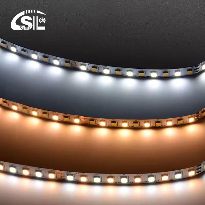 4000K CCT 8mm 幅 LED 柔軟ストライプライト 12V 120LEDs / m 家用照明ソリューション