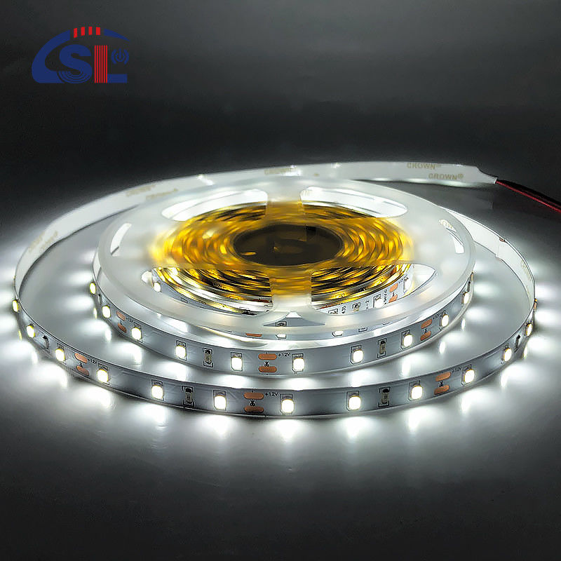 DC12V SMD2835 電気板PCB 60Ds 8mm Ra 80 LEDライトストリップ住宅用
