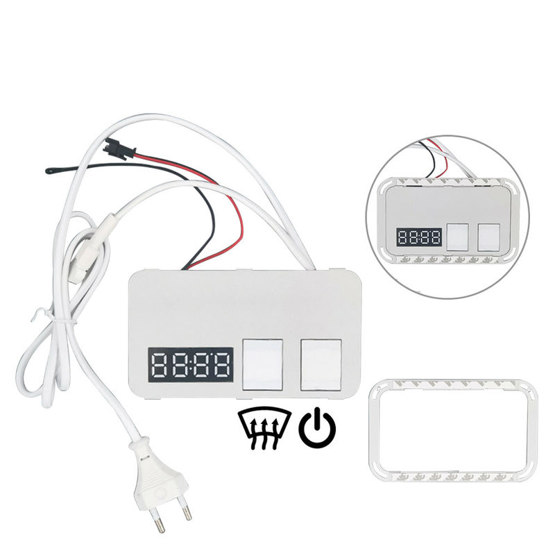 スマートオートメーションデフォガー 12V 5A 60W LEDミラータッチと時間温度ディスプレイ